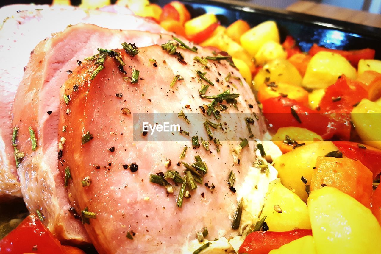 Close-up of food on plate