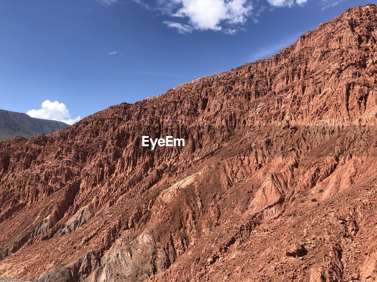 Red rock formations in northern argentina. 