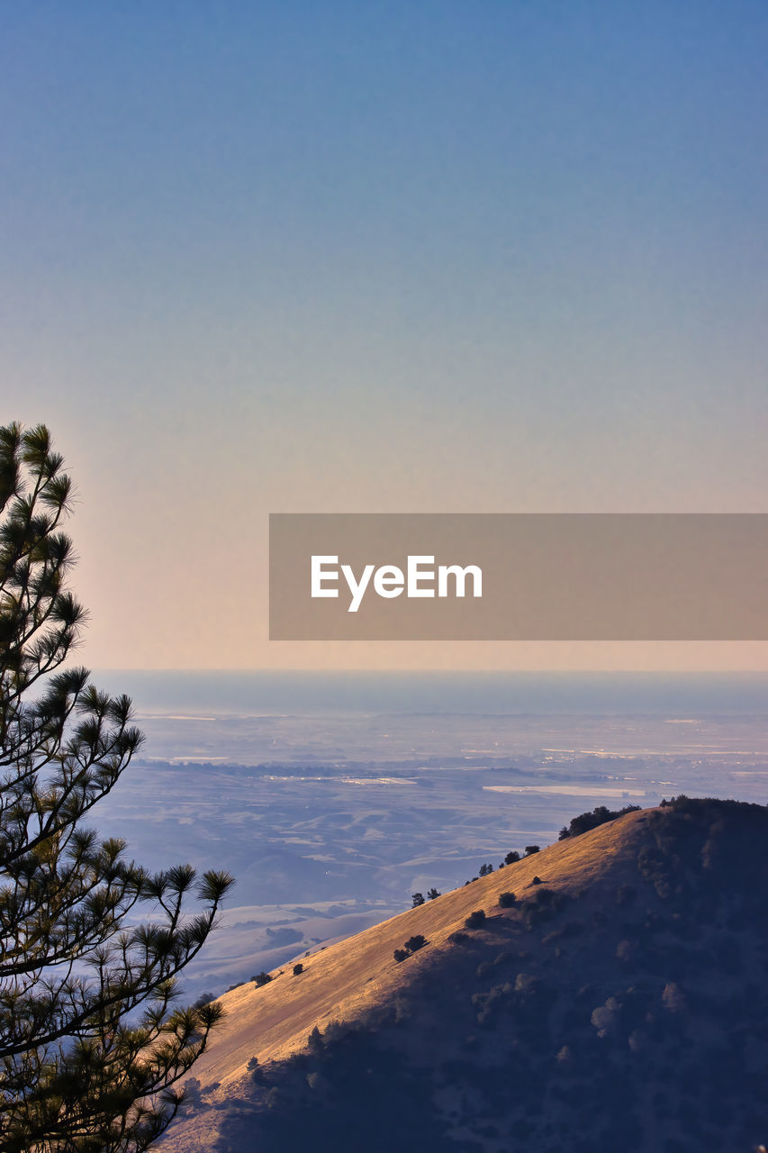 SCENIC VIEW OF SEA AGAINST SKY DURING WINTER