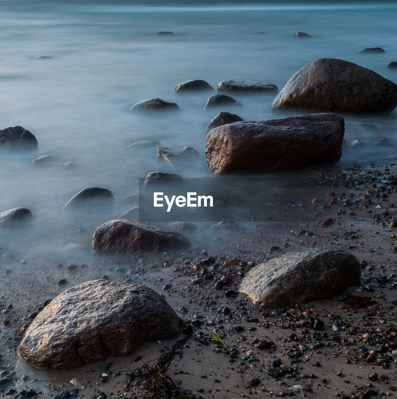 Pebbles on beach