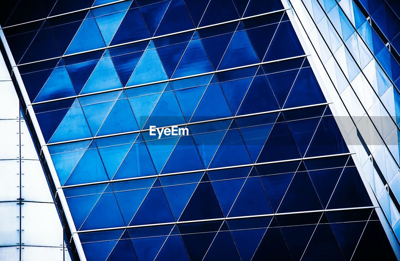Full frame shot of glass building