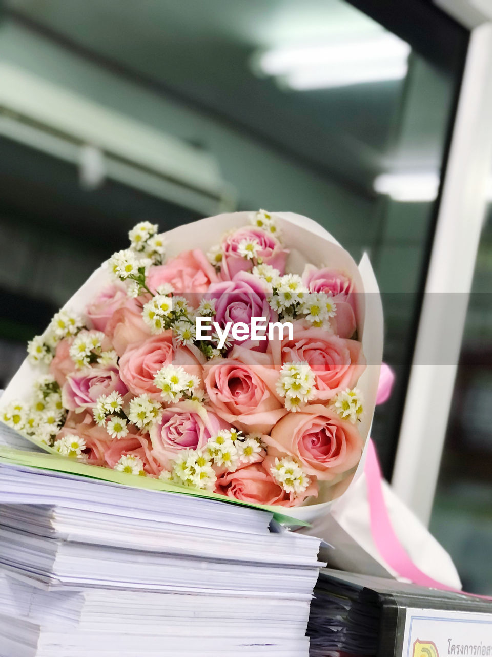 Close-up of rose bouquet