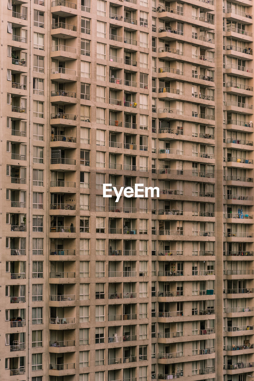 Full frame shot of residential buildings