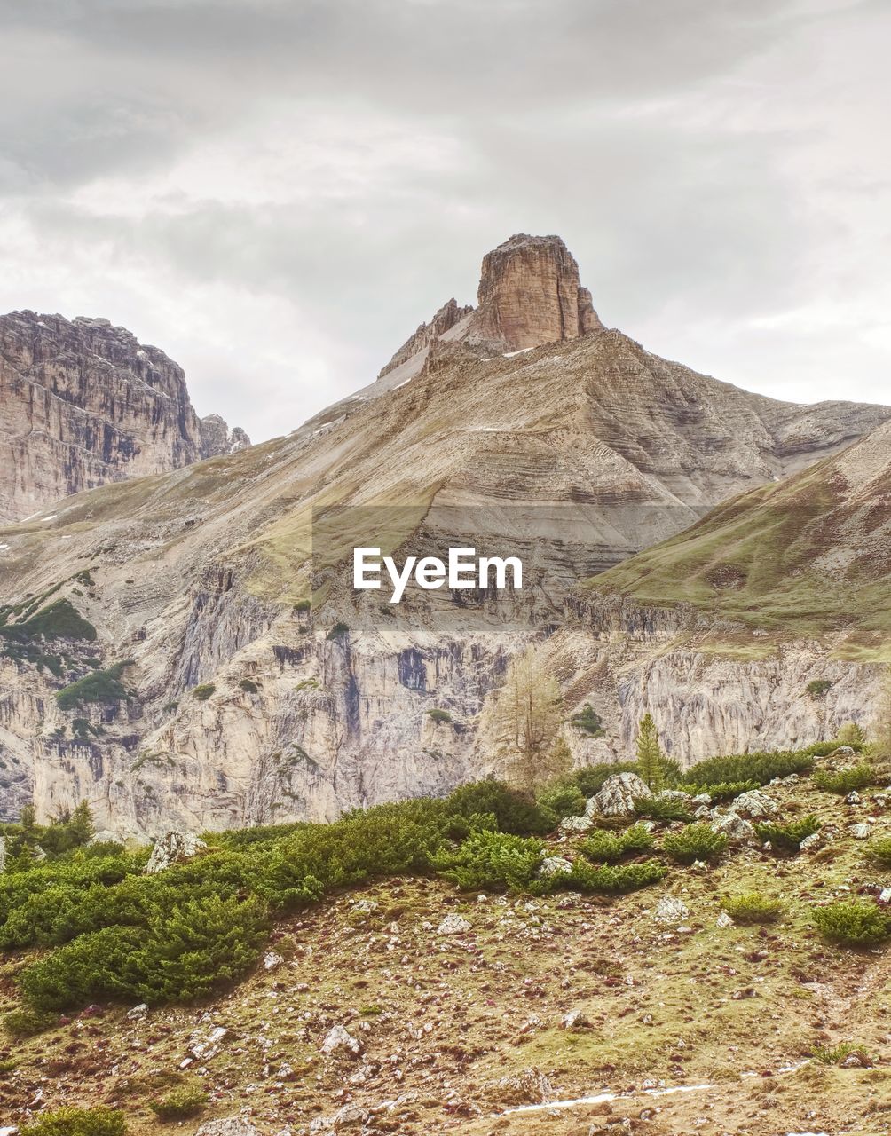 Torre di toblin, aka toblinge knoten, alps mountains, dolomites, italy.