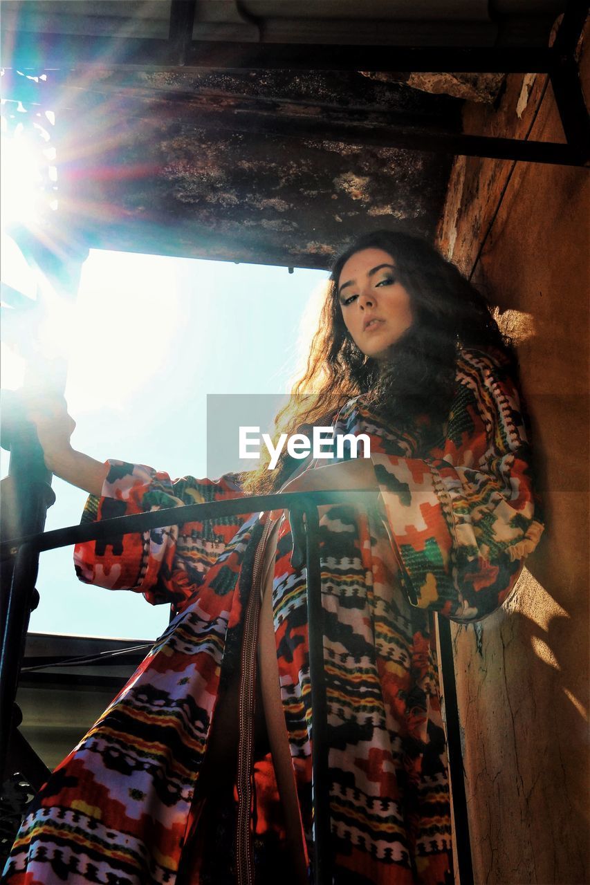 Youn woman in boho style 