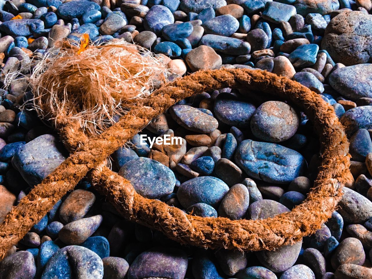 Stack of pebbles on beach