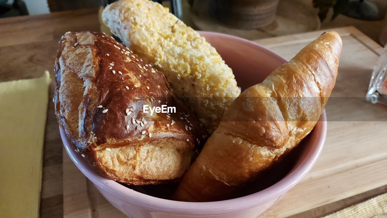 Close-up of food on table. the tradition of rural eating. salty pastries. puff pastry. yeast dough. 