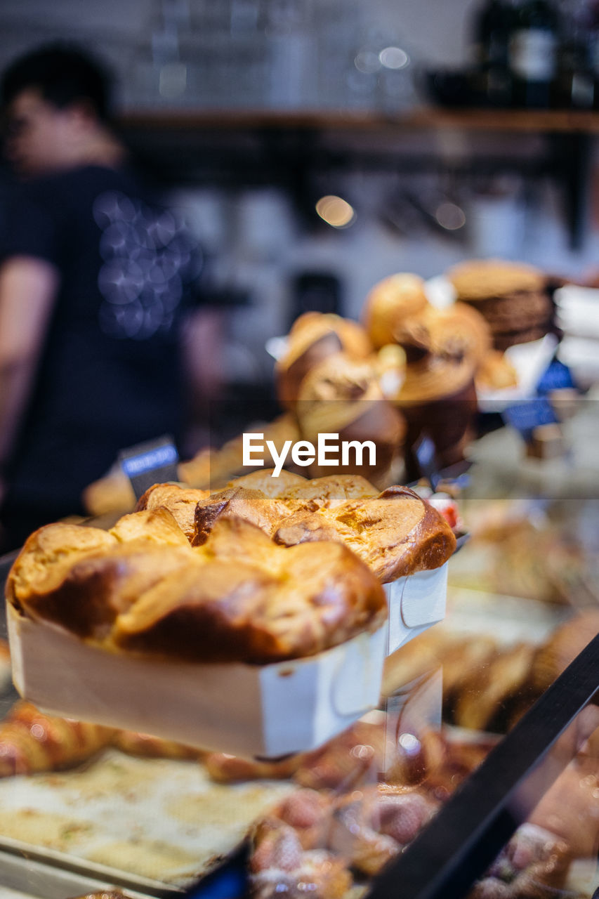 CLOSE-UP OF ICE CREAM ON STORE