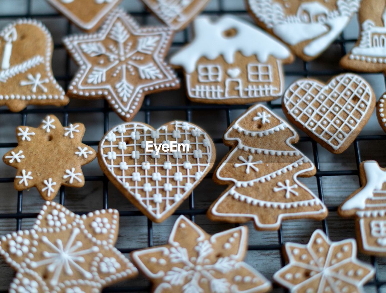 Full frame shot of cookies