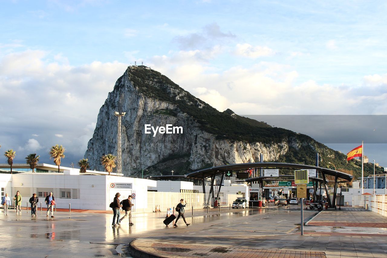 The border between gibraltar and spain