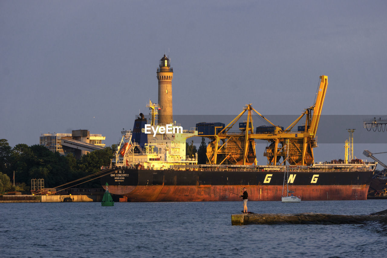 VIEW OF COMMERCIAL DOCK