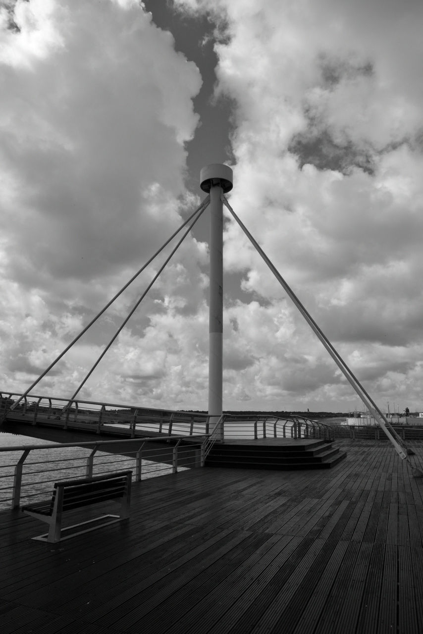 STORM CLOUDS OVER BRIDGE