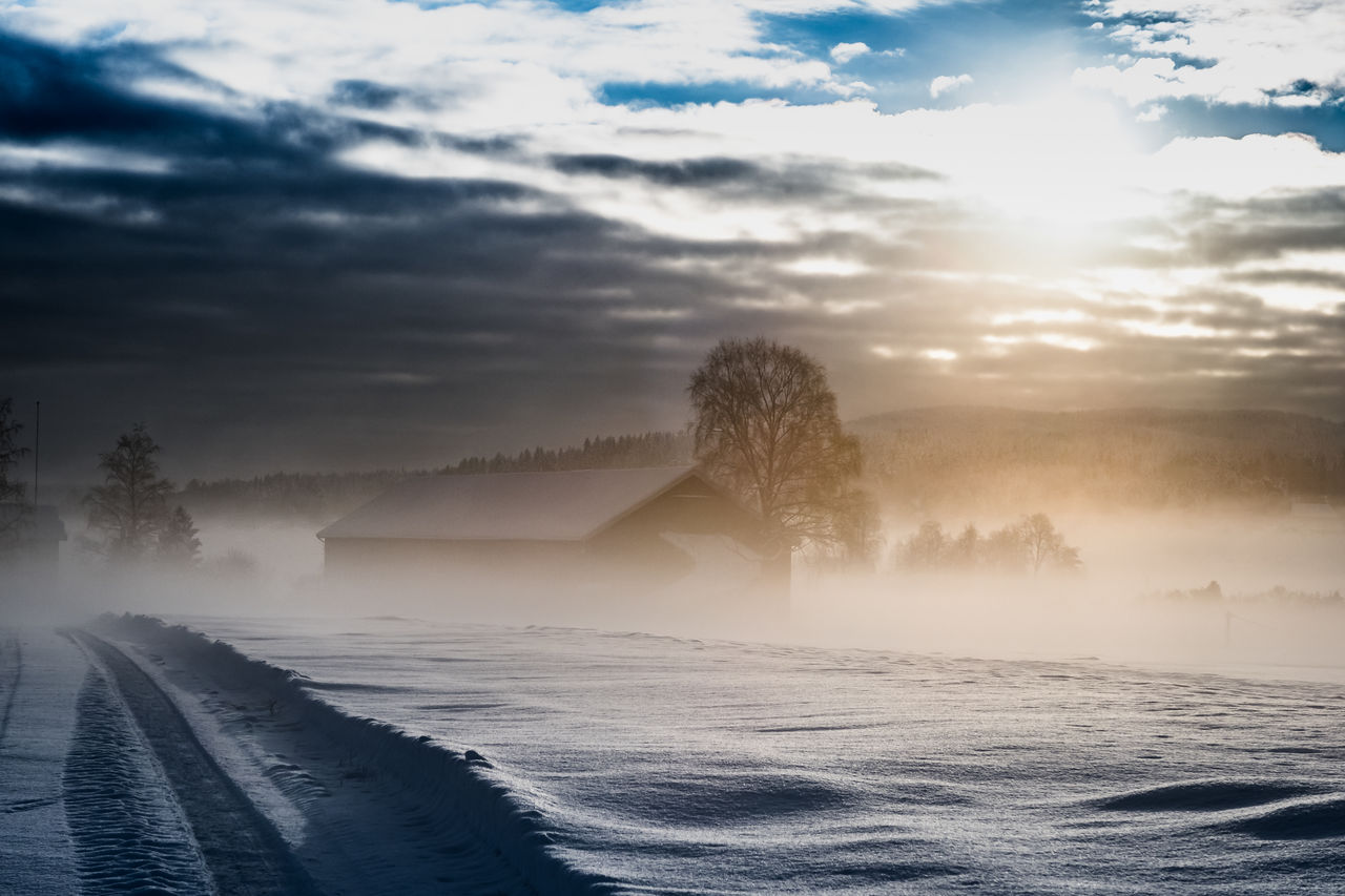 SCENIC VIEW OF SEA DURING WINTER