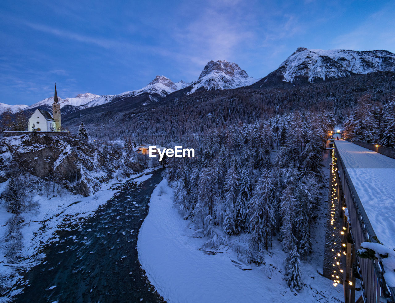 Snow covered mountain against sky