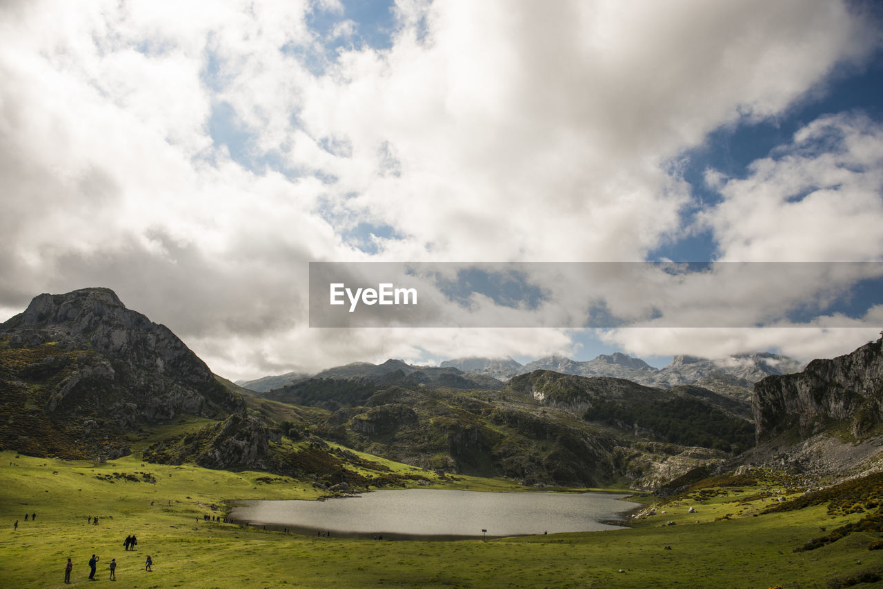 Scenic view of landscape against sky