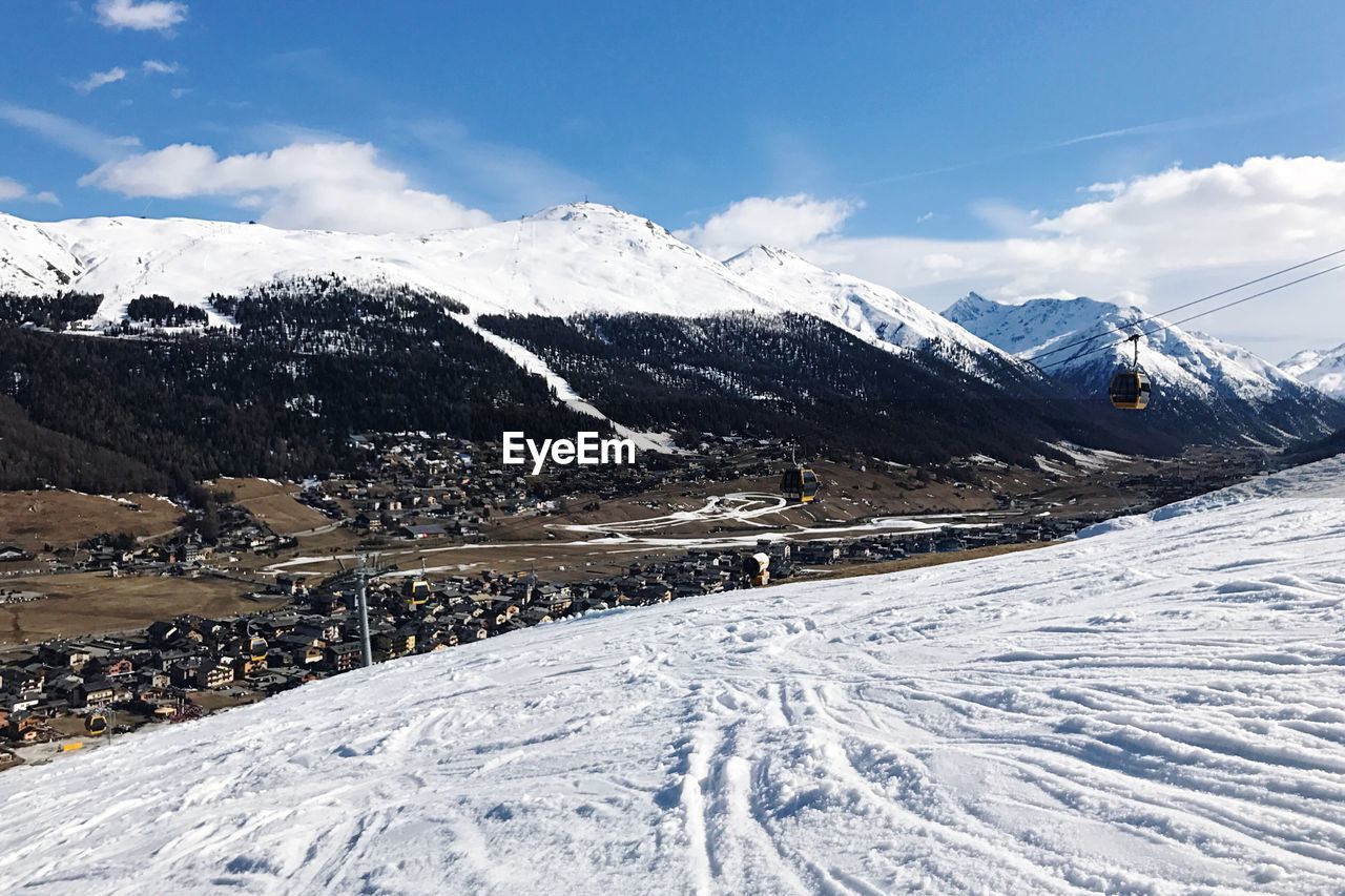 SNOWCAPPED MOUNTAINS AGAINST SKY