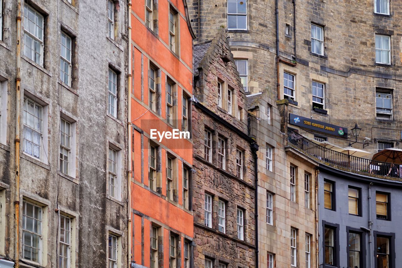 LOW ANGLE VIEW OF RESIDENTIAL BUILDING