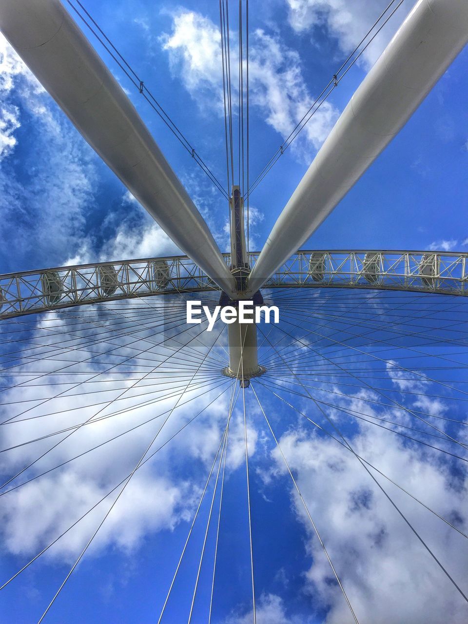 LOW ANGLE VIEW OF TELEPHONE POLE AGAINST SKY