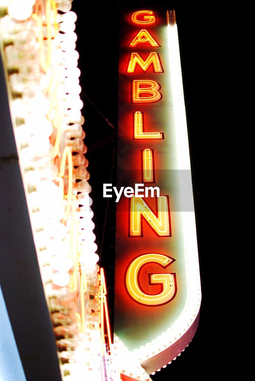 LOW ANGLE VIEW OF SIGN BOARD