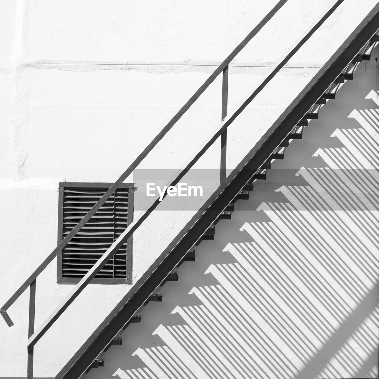 Low angle view of spiral staircase of building