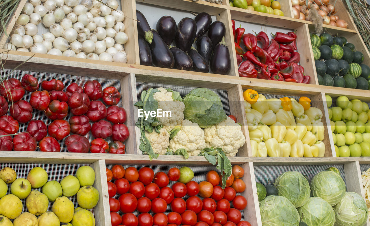 FRUITS IN MARKET STALL