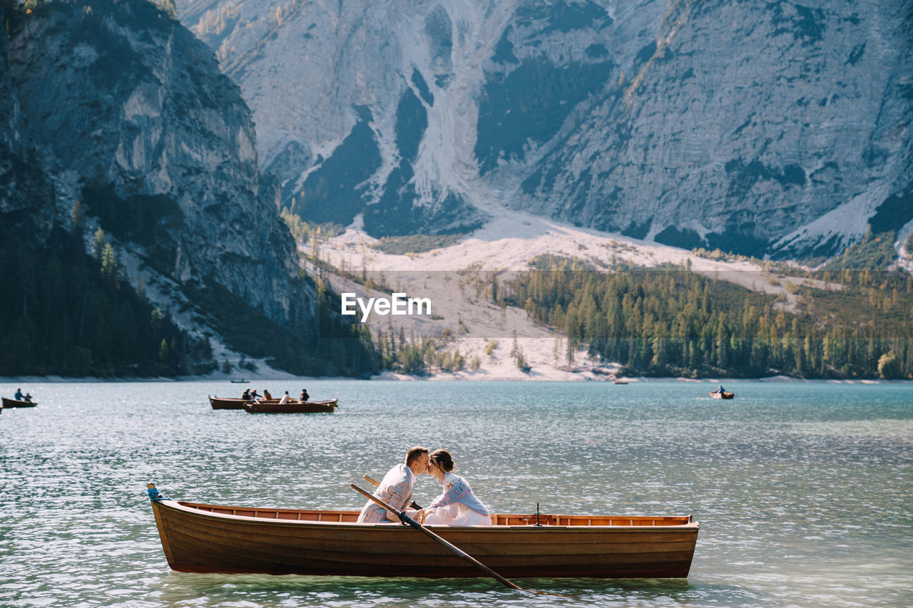 BOATS IN LAKE