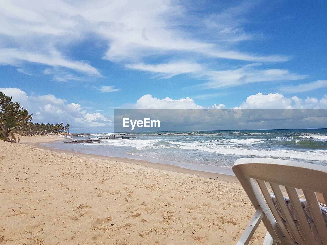 BEACH AGAINST SKY