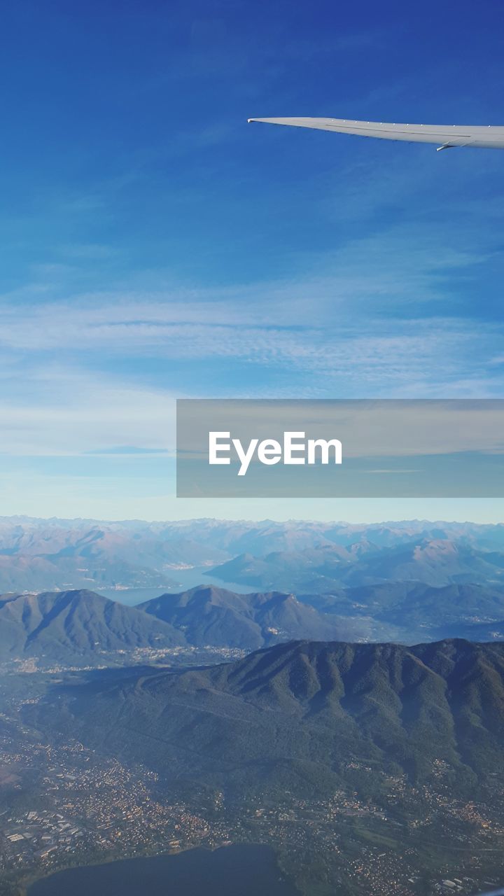 AERIAL VIEW OF LANDSCAPE AGAINST SKY