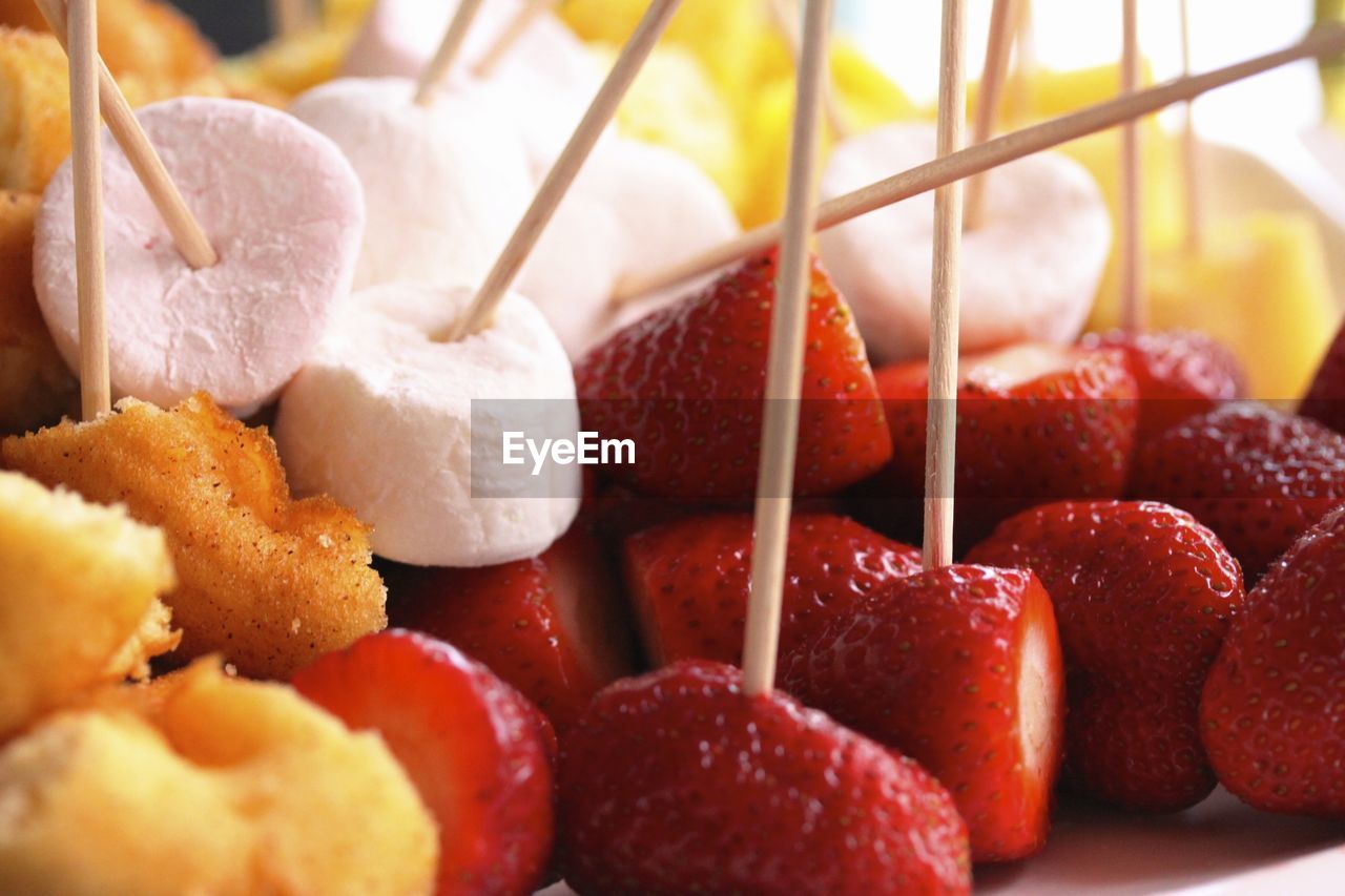 Detail shot of fruits