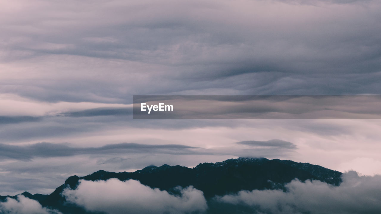 Low angle view of cloudscape against sky