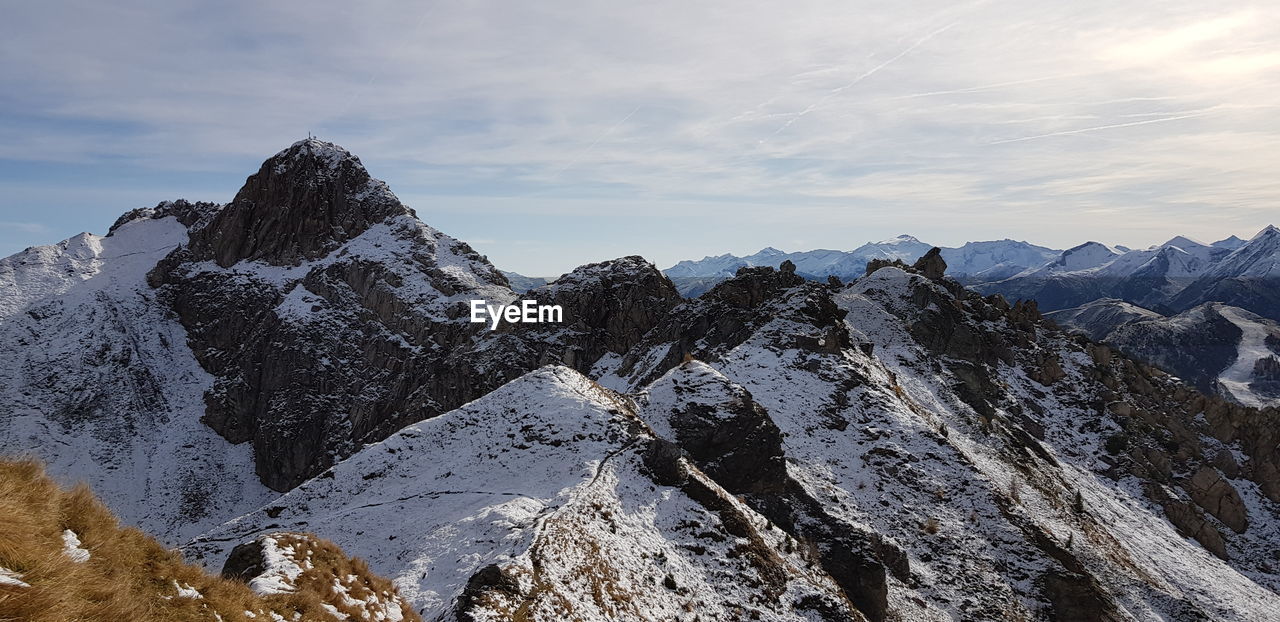 SNOWCAPPED MOUNTAINS AGAINST SKY