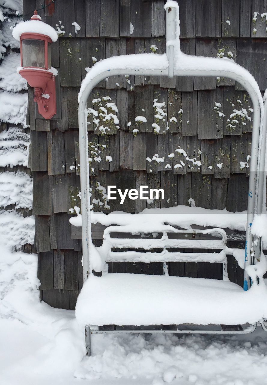 VIEW OF SNOW COVERED LANDSCAPE