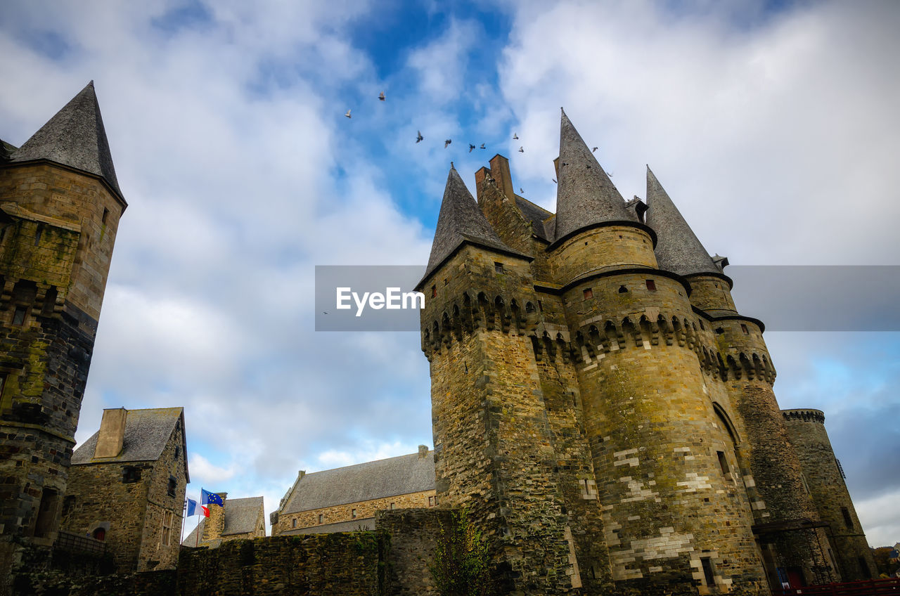 The city of vitré is located at the gates of brittany, france
