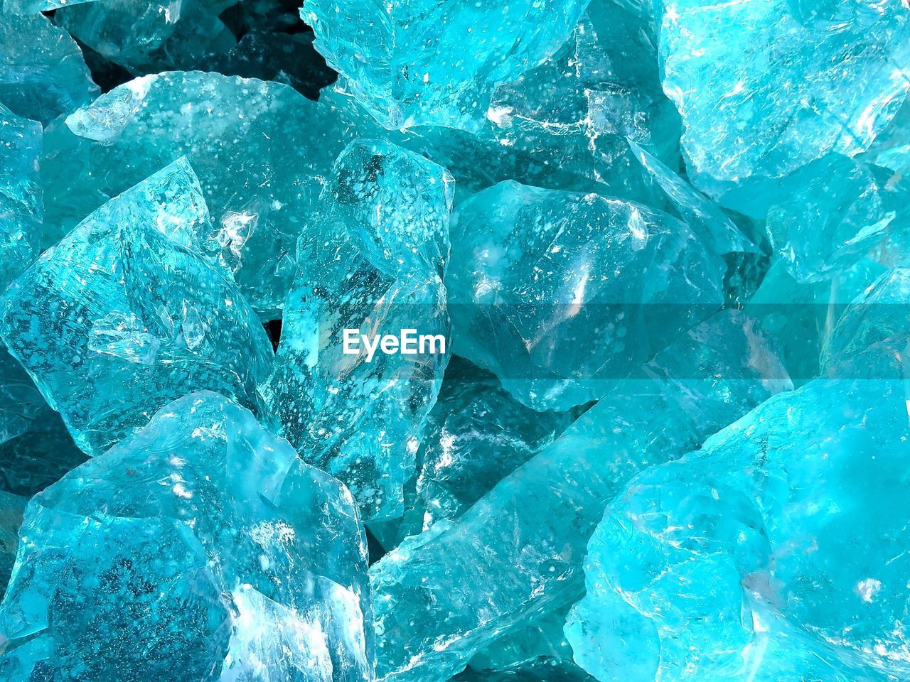 Full frame shot of crystal stones