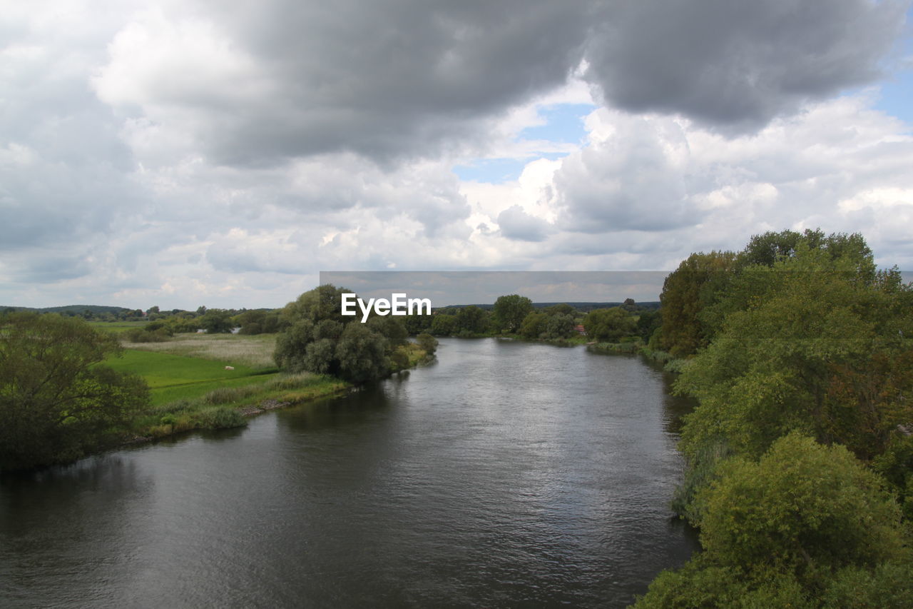 PANORAMIC VIEW OF RIVER AGAINST SKY