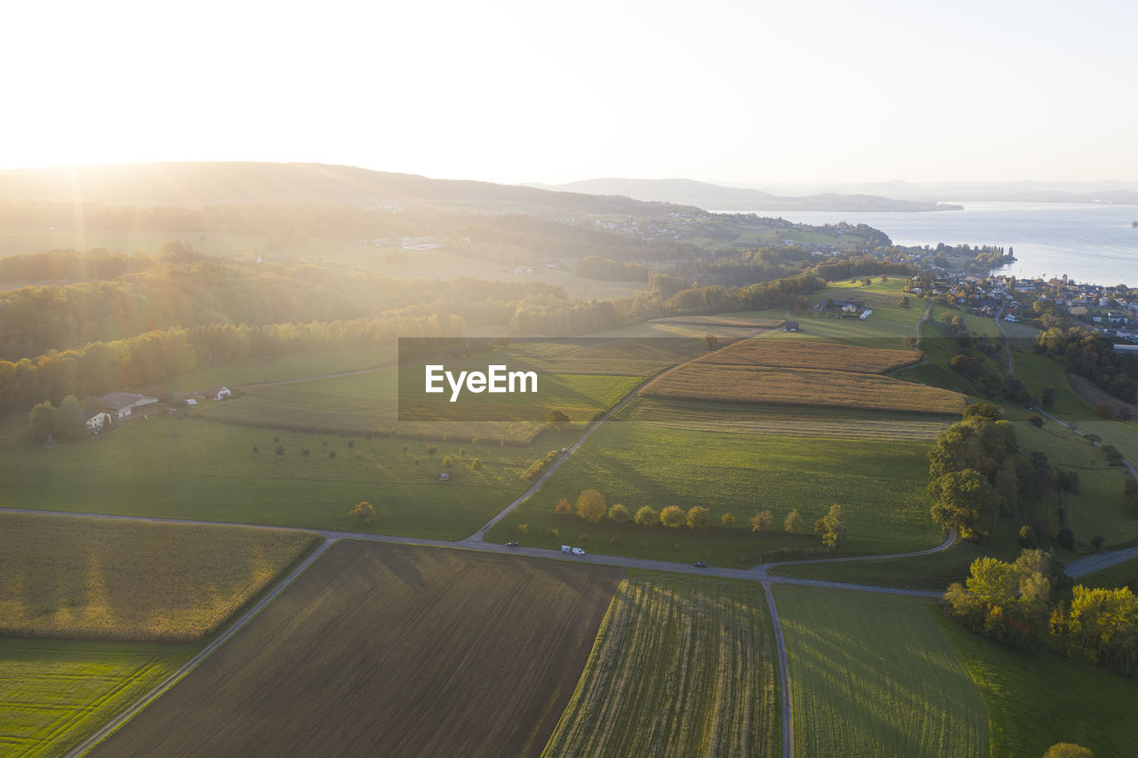 SCENIC VIEW OF FARM AGAINST SKY