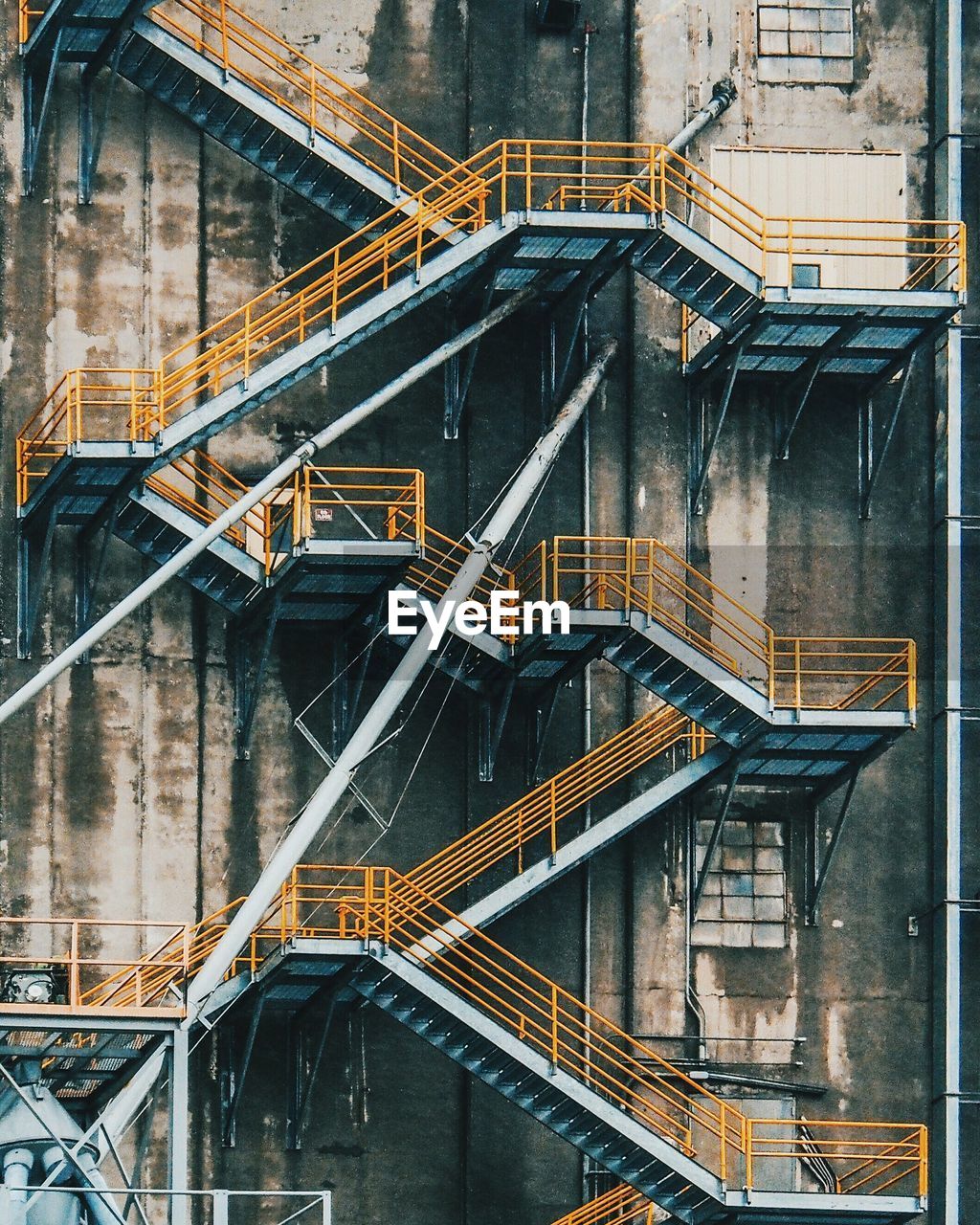 Low angle view of steps and staircases in building