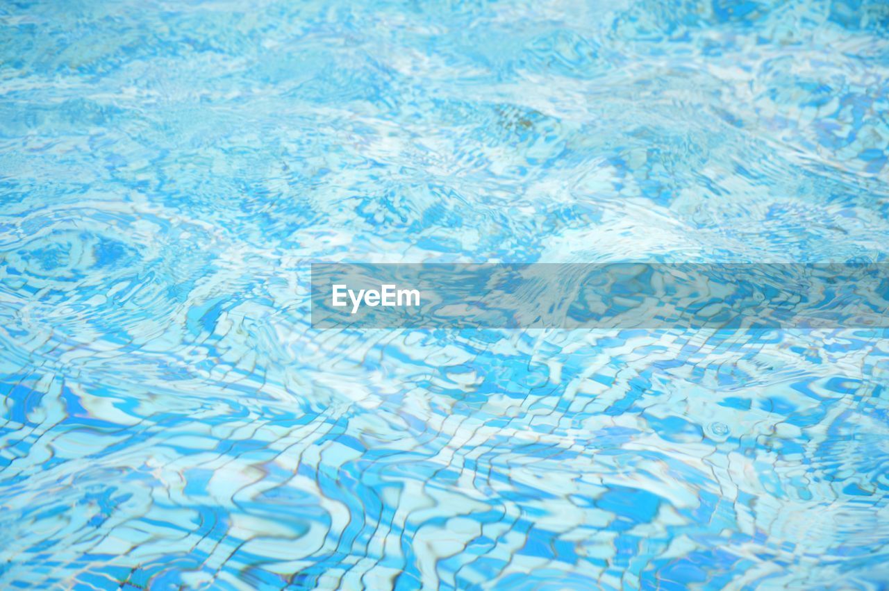 Full frame shot of swimming in pool