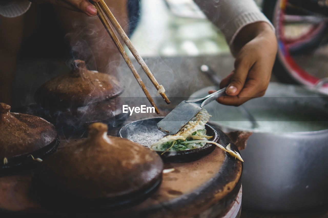 Person preparing food