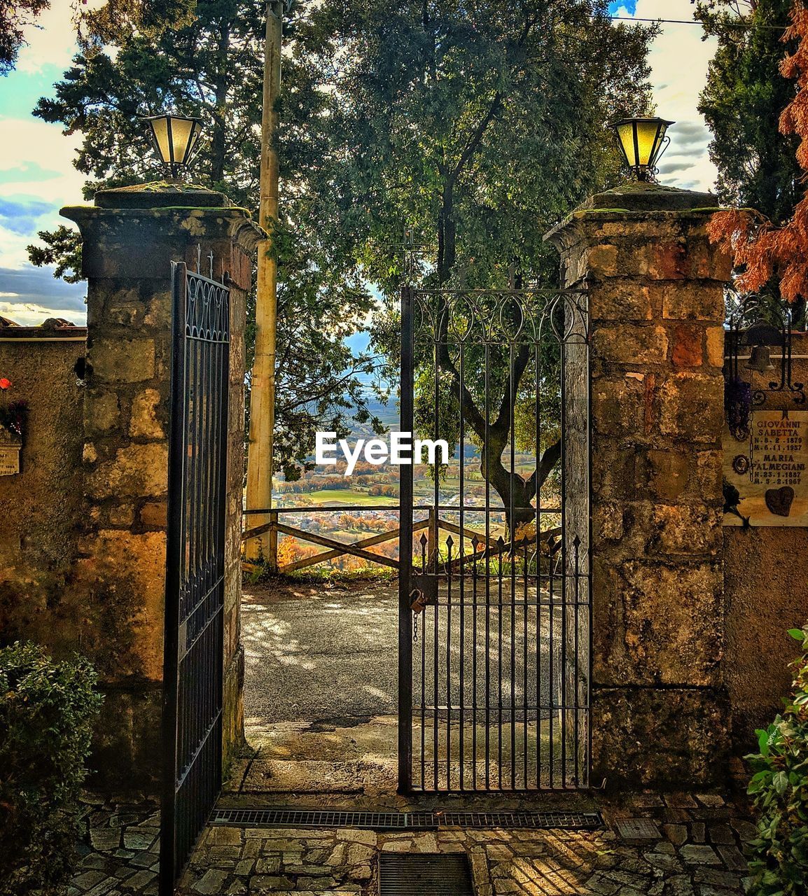 Vista through a gate