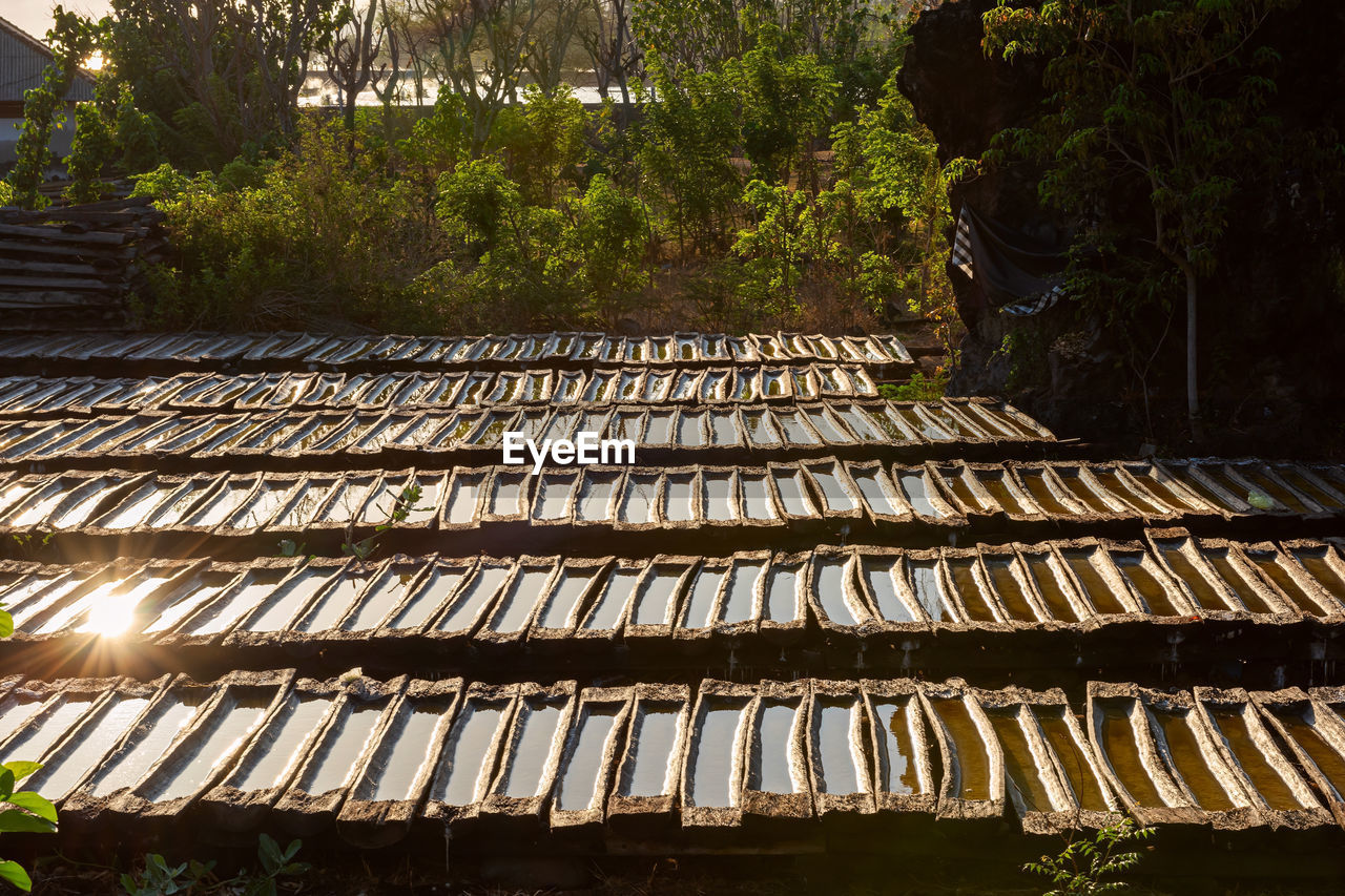 TILT IMAGE OF ROOF TILES ON BUILDING