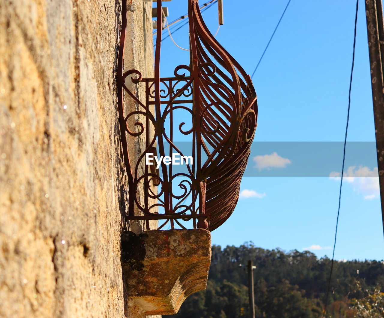 Portuguese traditional metal balcony