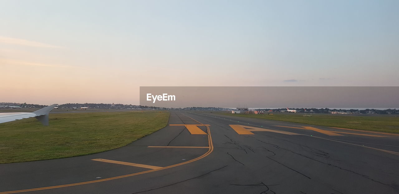 VIEW OF LANDSCAPE AGAINST SKY DURING SUNSET