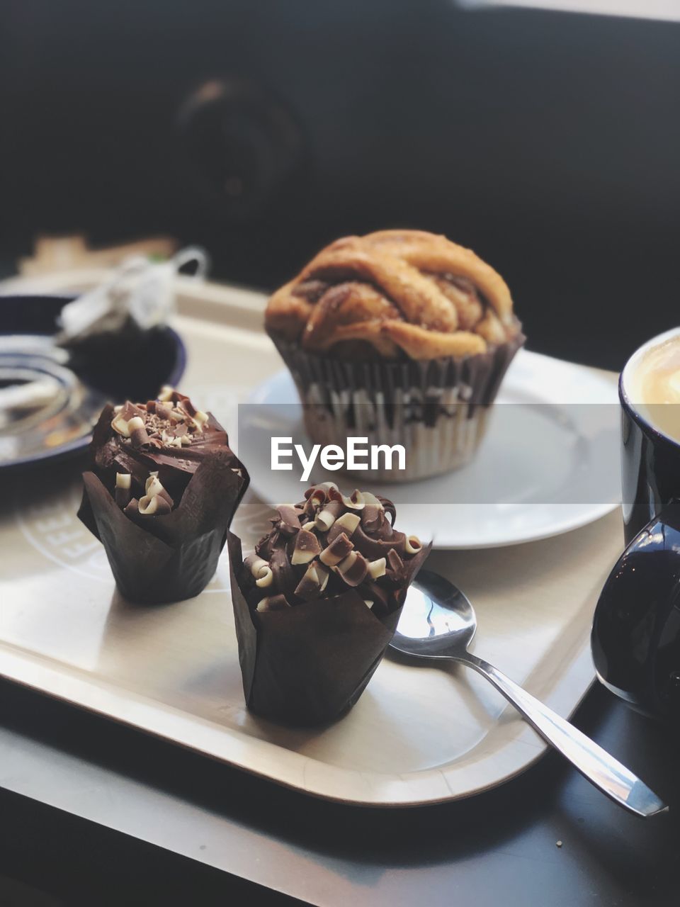 Close-up of breakfast on table