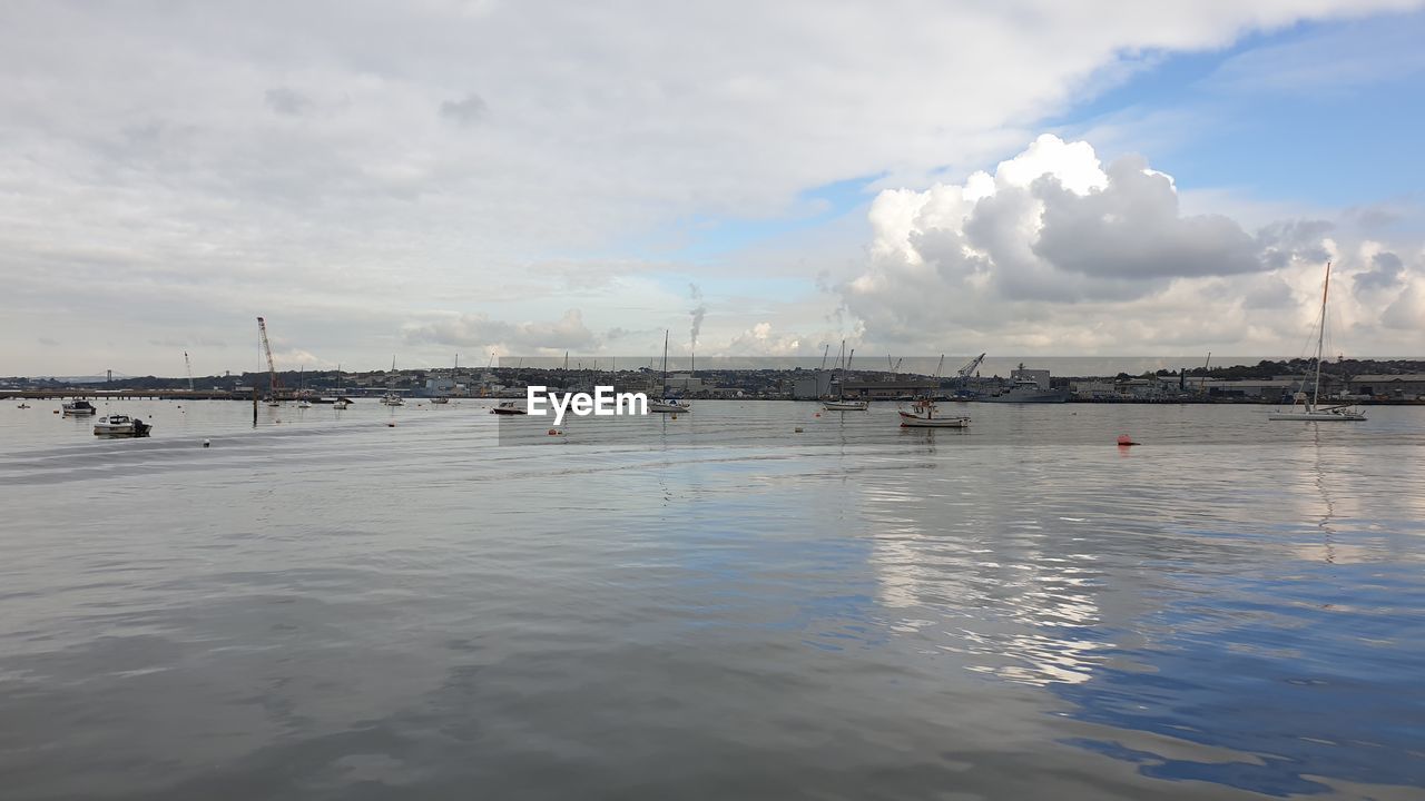 SAILBOATS IN SEA