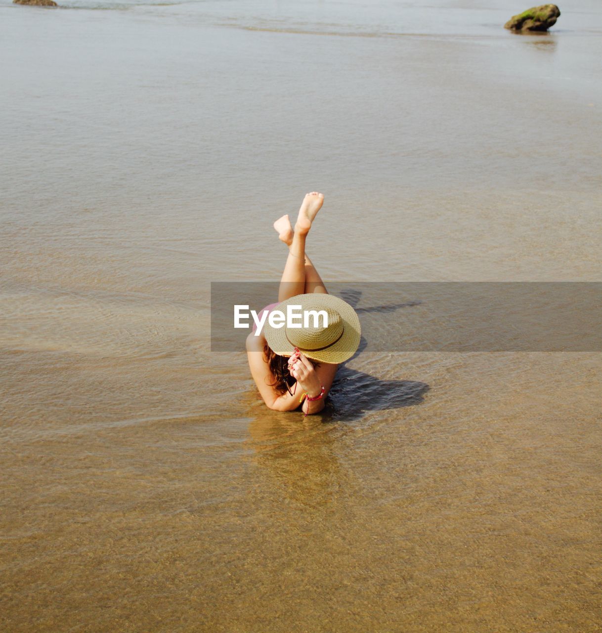 Woman on beach