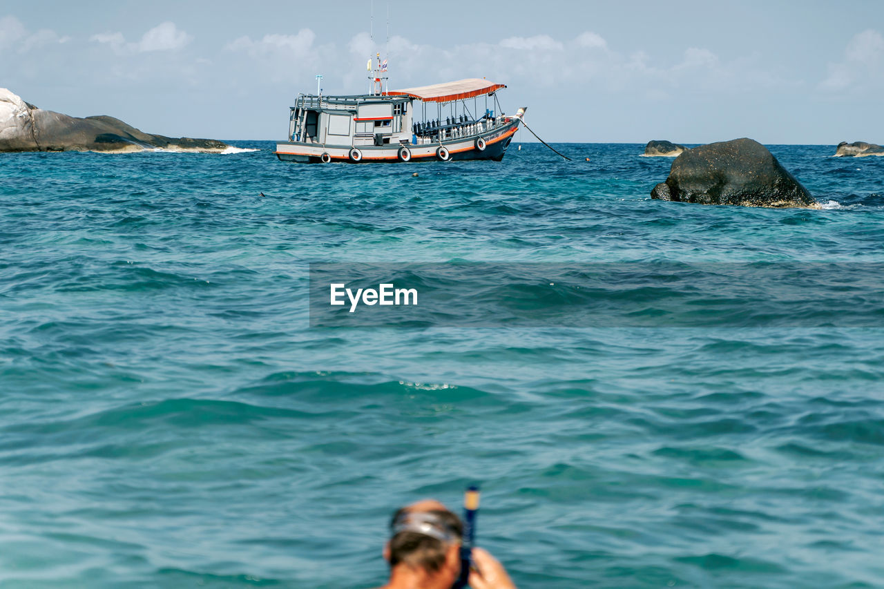 BOAT IN SEA