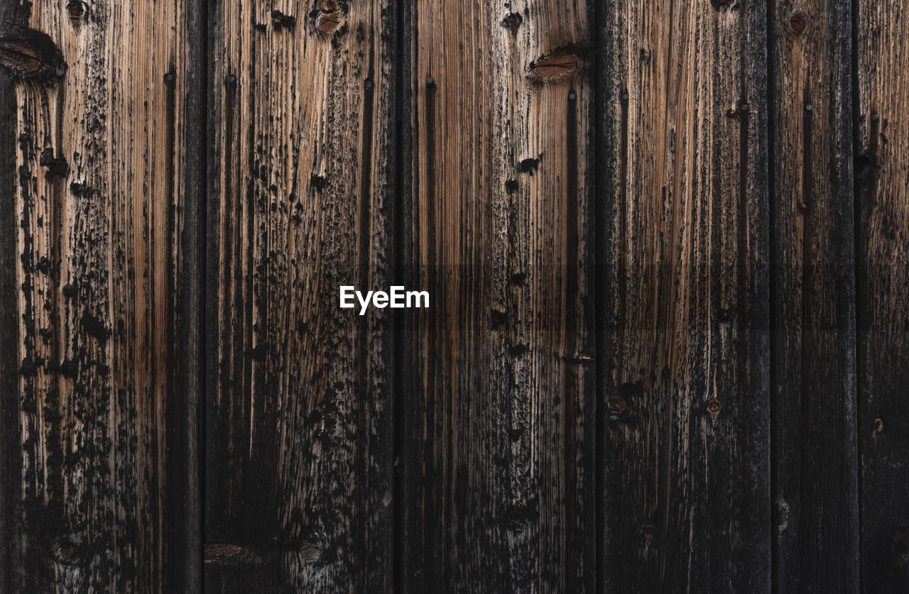 Full frame shot of wooden fence