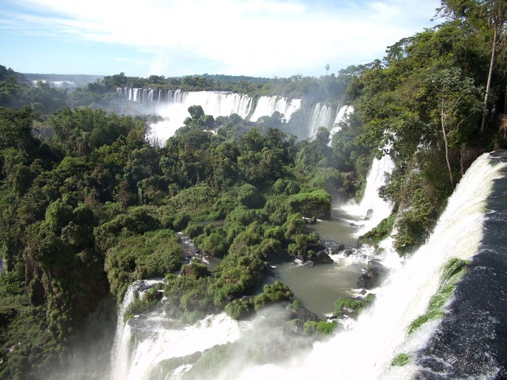 SCENIC VIEW OF WATERFALL