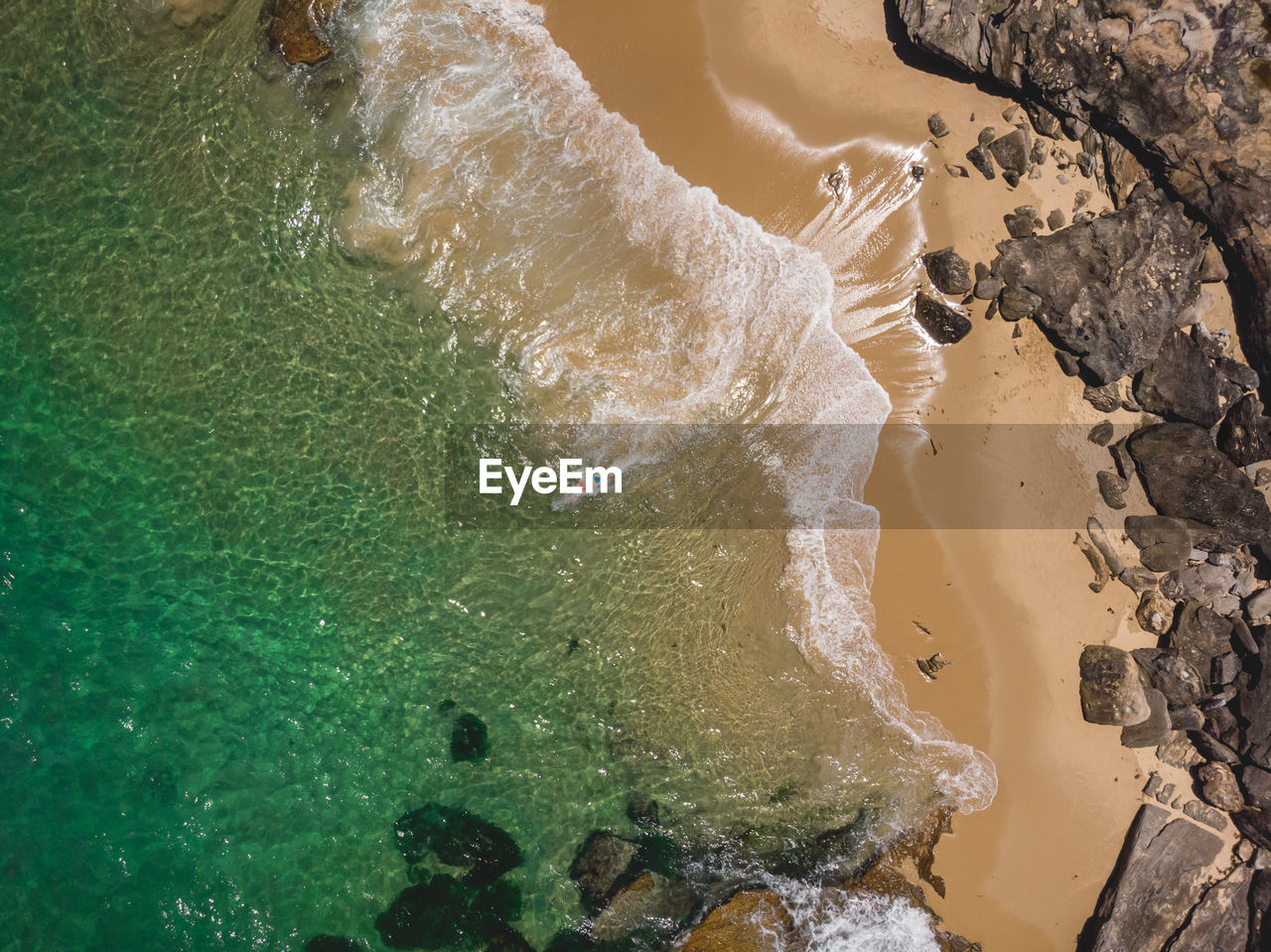 Aerial view of beach